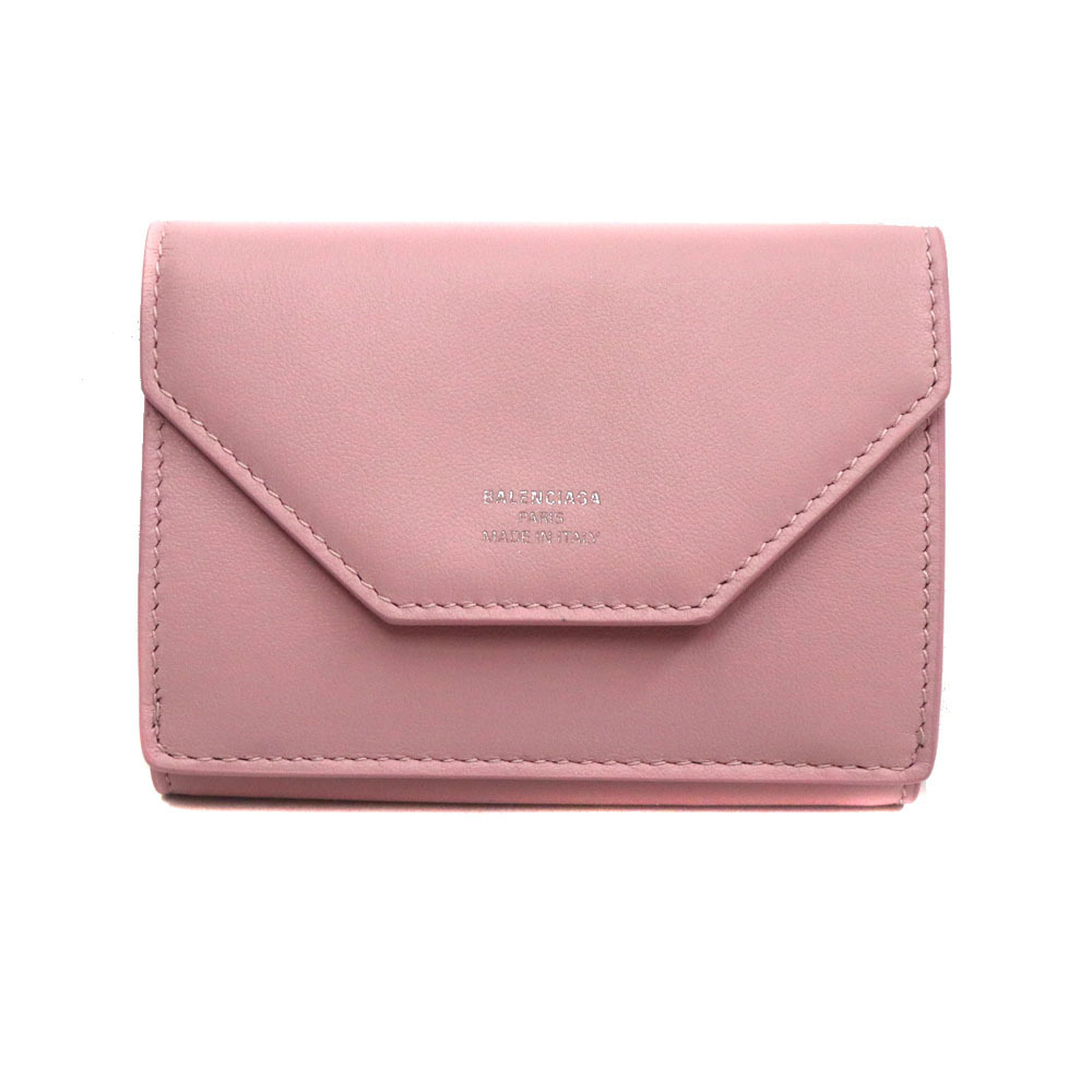 Balenciaga Envelope Compact Wallet Pink